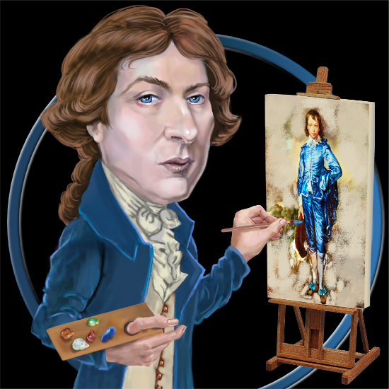Gainsborough painting Blue Boy